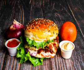 Chicken Sauce Burger